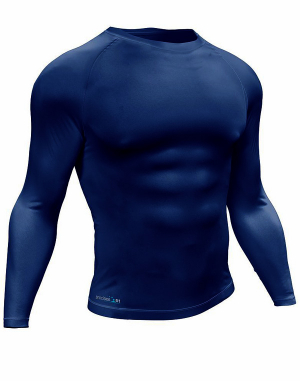 Precision Fit Baselayer Long Sleeve Top - Navy